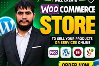 create a woocommerce store to sell your products or services online