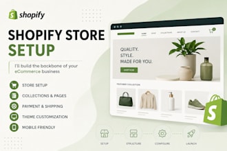 create your shopify e commerce website