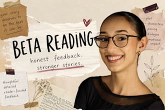 beta read and provide constructive feedback