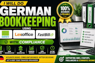 do german bookkeeping using datev, lexoffice, fastbill with compliance