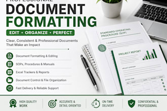 format, edit and organize your business and project documents