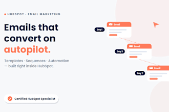setup hubspot email marketing, automation and sequences