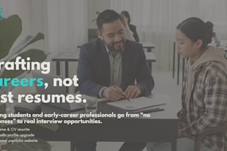 write and edit cv, build portfolio website
