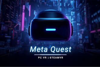 develop a professional VR game or application in unity
