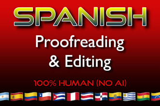 provide professional spanish linguistic QA and proofreading