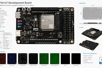 design professional pcb with gerber files esp32 arduino raspberry pi iot