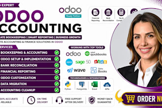 do odoo accounting bookkeeping quickbooks xero bank reconciliation erp zoho book