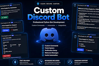 develop your personalized discord bot