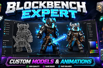make high quality models in blockbench