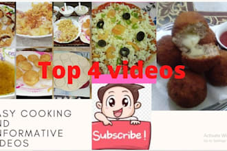 do cooking  video edits