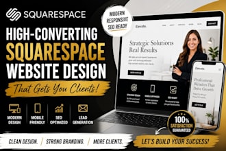 build or redesign a professional squarespace website that gets clients