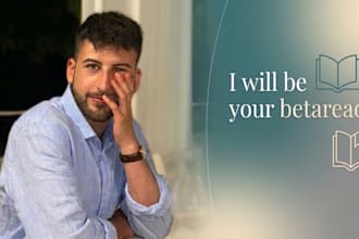betaread your novel or short story