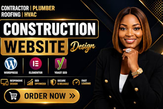design contractor website construction roofing hvac plumbing electrical website