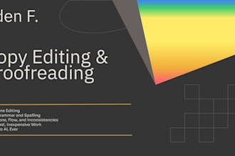 perform quick and high quality copy editing