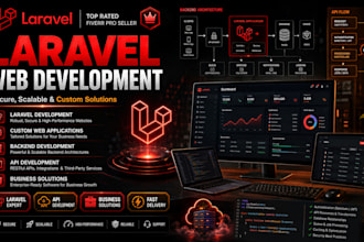 develop secure custom laravel web applications and apis