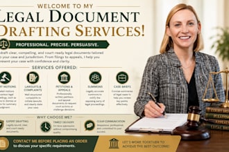 write court legal documents, lawsuit, complaints, motions, petition, appeals