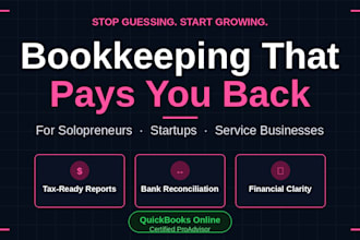 provide bookkeeping services for small service businesses