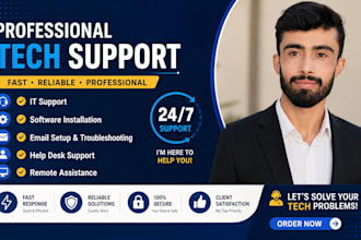provide professional tech support and virtual assistance