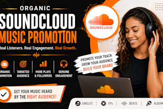 do organic soundcloud music promotions for your track