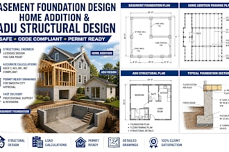 do basement foundation design home addition adu structural design
