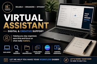 provide professional virtual assistant and digital support services