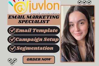 setup juvlon email template campaign report contact segmentation