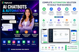 create pro highlevel chatbots and workflows
