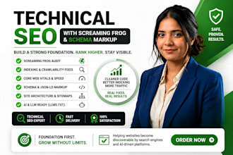 do technical SEO with screaming frog and schema