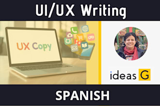write clear spanish UX copy for your website or app