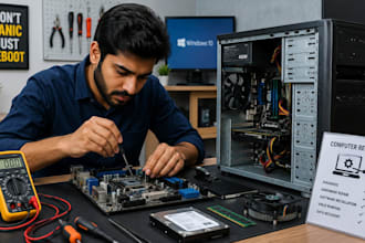 fix your computer, laptop issues and setup printer remotely