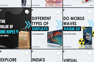 design engaging instagram posts and carousel designs