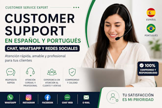 ofreceré un servicio profesional en español y portugués