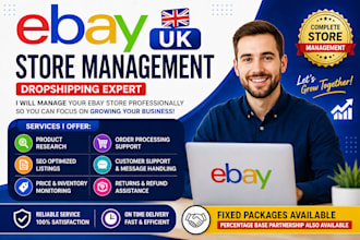 professionally manage your ebay UK store and listings