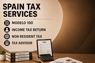 prepare spain tax return, modelo 100 filing, income tax and non resident support