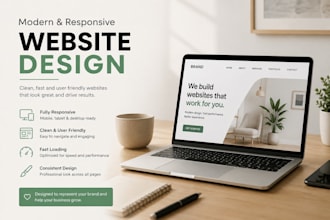create responsive blog website design wordpress website