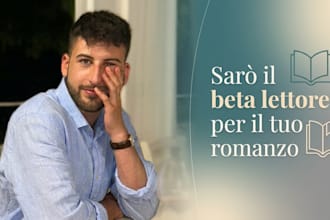betaread your italian novel