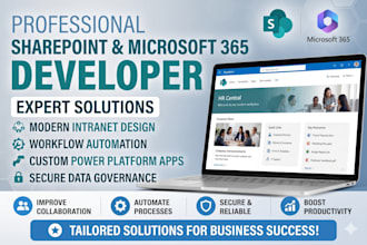 develop sharepoint intranet portal power automate powerapps microsoft 365