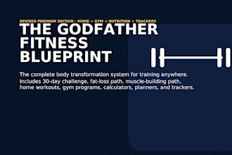 provide premium fitness blueprint and workout tracking