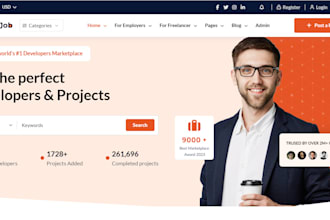 job board website, recruitment platform, staffing agency website, job portal