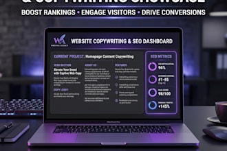 write SEO website copy and compelling content for your business