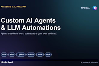 build custom ai agents and llm automations
