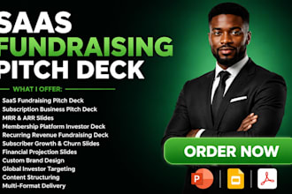 build saas fundraising pitch deck subscription business pitch deck