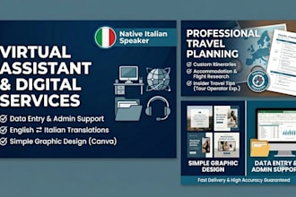 be your virtual assistant for data entry and online tasks