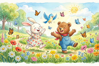 illustrate children story books picture books and book cover