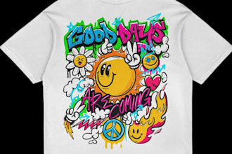 design an original graffiti style logo with custom street art lettering