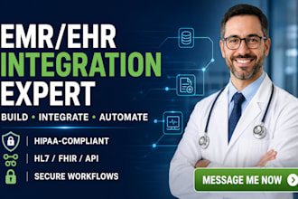 build hipaa emr ehr integration openemr hl7 fhir epic cerner medical software