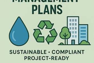 give waste and water management plans