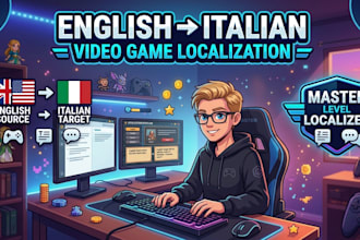 localize your video game from english to italian