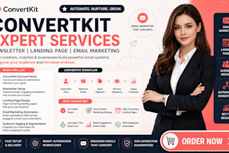 setup covertkit kit newsletter kit landing page email marketing