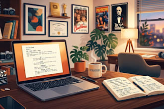 escribiré guiones atractivos para tus videos de youtube